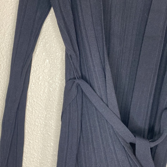 NWT House of Harlow 1960 Black Long Open Front Cardigan Size L - Picture 5 of 13